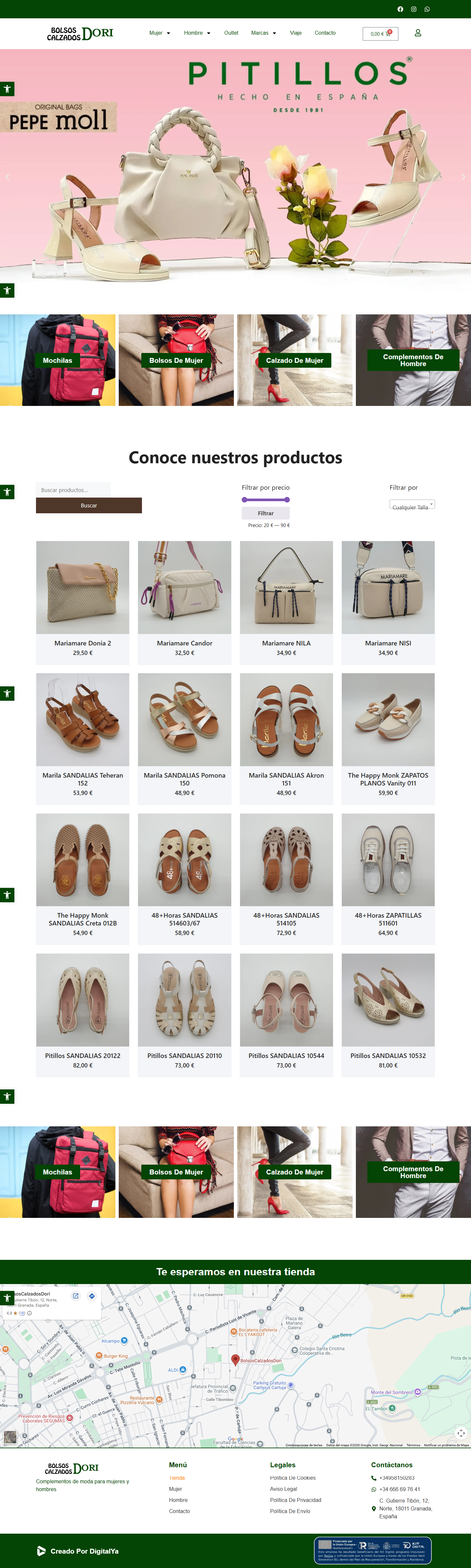bolsos calzados dori